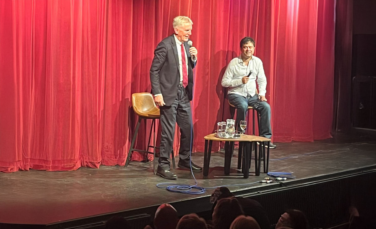 dr kevin with paul sinha