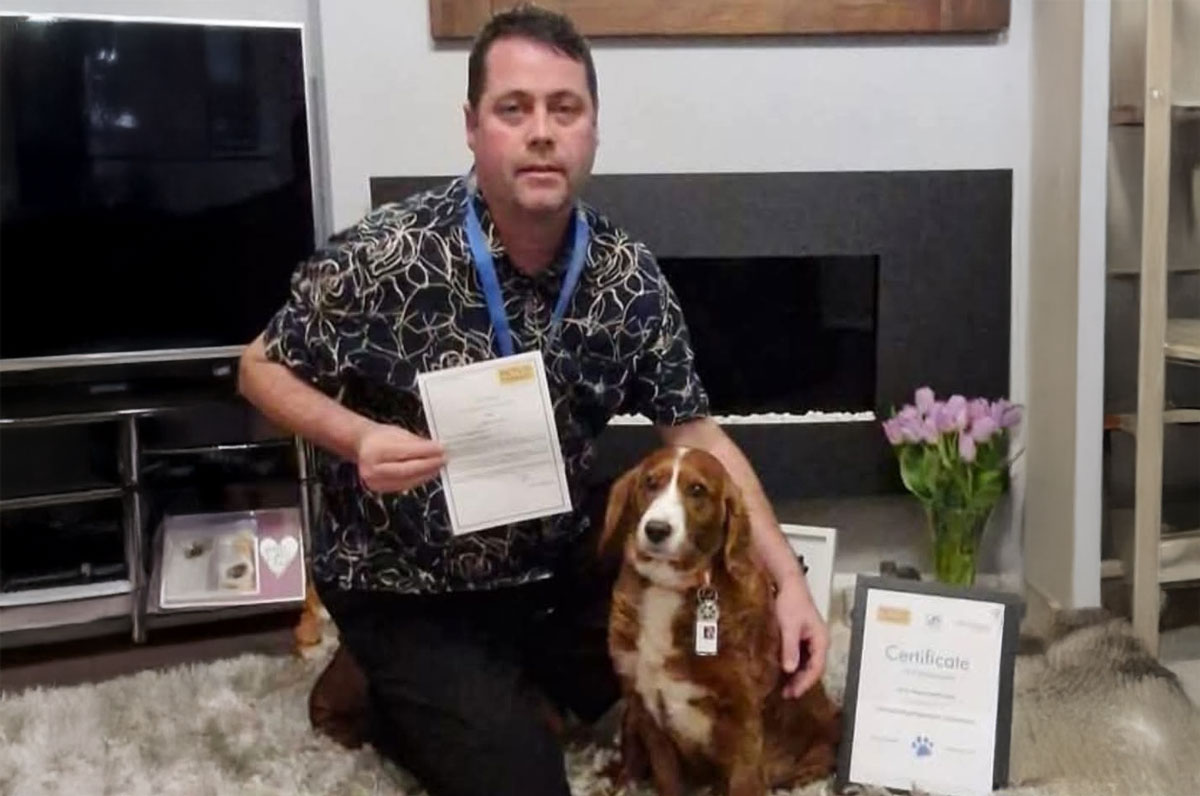  Wes and Susie with PAT certification