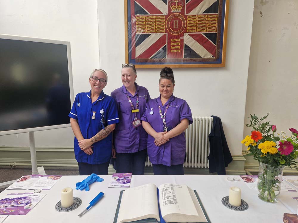 Bury Hospice care staff