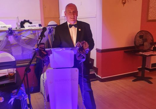 Saturday Night Compere Paul Horrocks