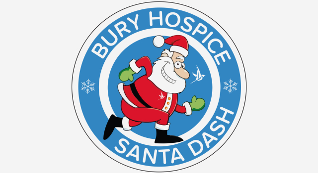 Bury Hospice Santa Dash 2023