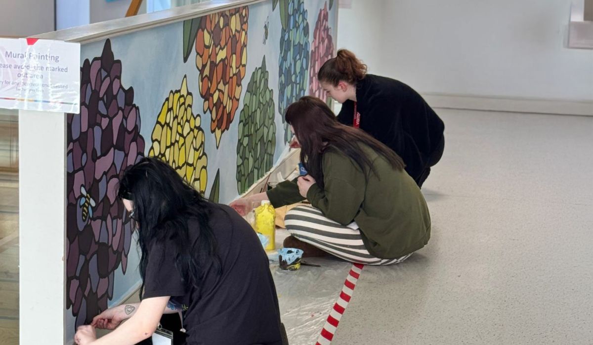 New Mural Brightens Up Bury Hospice